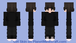Black (Boy) Minecraft Skin