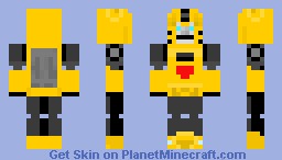 Transformer:Bumble Bee Minecraft Skin