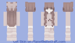 Aesthetic E-Girl Minecraft Skin