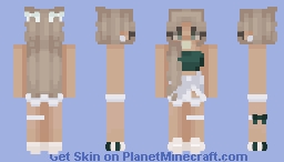 pthalo green blondie - edit of an edit Minecraft Skin