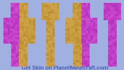 Purple black and gold (my first skin) Minecraft Skin