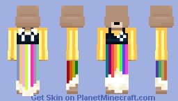 Quel Rainbow Dash Dress Minecraft Skin