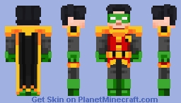 Robin Batman dlc Minecraft Skin