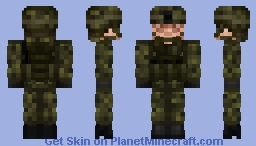 Canadian Armed Forces! | Canadian Army Soldier - Var.1 Minecraft Skin