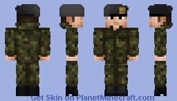 Canadian Armed Forces! | Canadian Army Soldier - Beret (No Gear) - Var.1 Minecraft Skin