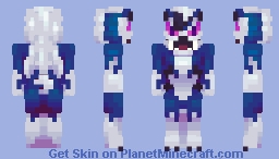 Mid-Nightmare Lycanroc Minecraft Skin