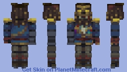 FNaF: SOTM / Secret of the mimic - The pirate captain / Captain Springlock Minecraft Skin