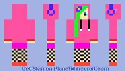 Awesome hoodie girl! Minecraft Skin