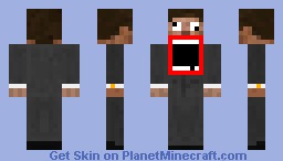 :O Shocked business man Minecraft Skin