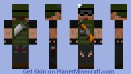 Default skin Warrior Minecraft Skin