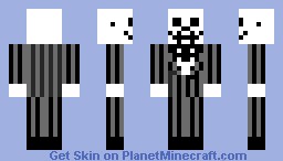 Jack skellington Minecraft Skin
