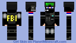 FBI Agent Skin [Combat Version] Minecraft Skin