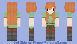 Chibi Alex Minecraft Skin