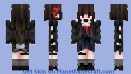Chisa from Wuthering Waves Minecraft Skin