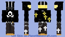 Chrome Hearts biker Minecraft Skin
