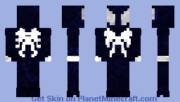 Symbiote Spider-Man Minecraft Skin