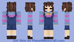 Classic!Frisk - UNDERVERSE Minecraft Skin