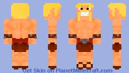 ClashOfClans Barbarian (Angry) Minecraft Skin