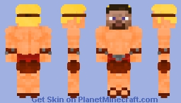 ClashOfClans Barbarian (Steve) Minecraft Skin