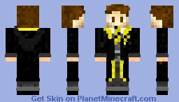 Hufflepuff Hogwarts Student Minecraft Skin