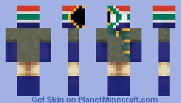 South Africa // CountryHumans Minecraft Skin