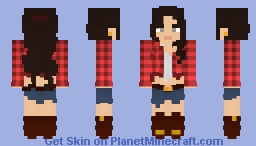 Cowgirl | Western Girl Minecraft Skin
