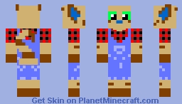 Farmer Crux Red Minecraft Skin