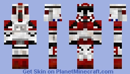 Realistic Shock Clone Trooper (Coruscant Guard) Minecraft Skin
