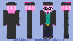 cuddleshark fedora Minecraft Skin