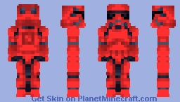 Imperial Crimsontrooper :: Star Wars Minecraft Skin
