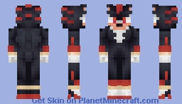Shadow The Hedgehog : Sonic Minecraft Skin