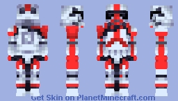 Imperial Incinerator Stormtrooper :: Star Wars Minecraft Skin