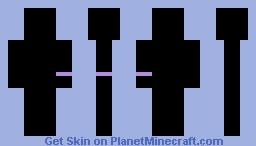 purple black Minecraft Skin