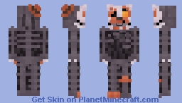 Molten Freddy (Stylized) Minecraft Skin