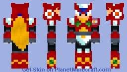 Zero (Mega Man X) Minecraft Skin