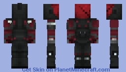 Ketsuki Akai, my Cyberpunk OC Minecraft Skin