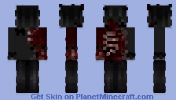 Crimson Horned Fiend Minecraft Skin
