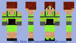 Neon Future 🟢(Male Version) Minecraft Skin