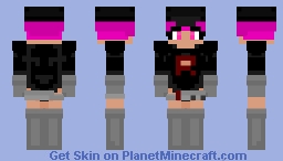 Team Rocket Grunt Girl Minecraft Skin