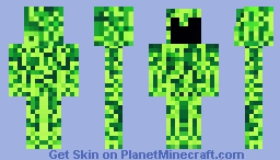 Cursed Creeper Minecraft Skin