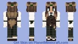 dark academia darling Minecraft Skin