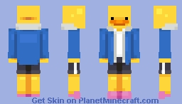 Duck became Sans Minecraft Skin