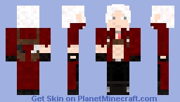 Dante from Devil May Cry 3 Minecraft Skin