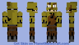 Springtrap (Fnaf 3) Minecraft Skin