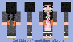 Nezuko - Demon Slayer Minecraft Skin