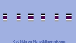 Demiasexual | PrideTemplate [JAVA SLIM] Minecraft Skin
