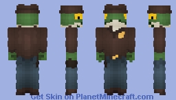 Deputy Leapman [OC] Minecraft Skin