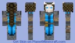 Skull Knight ~ Blue Minecraft Skin