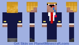 noob donald trump Minecraft Skin