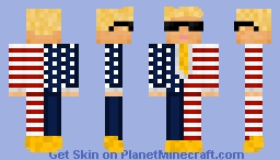 Donald Trump Minecraft Skin